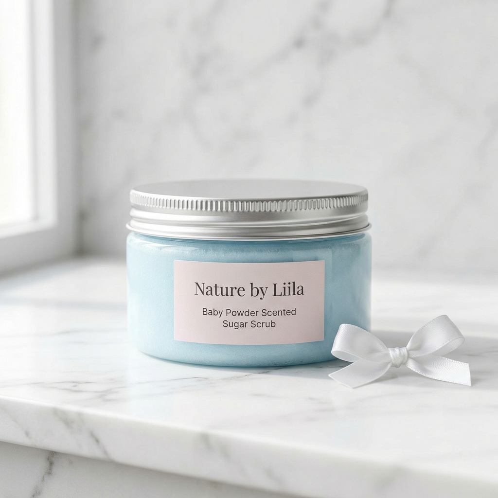 Coconut and vanilla scrub