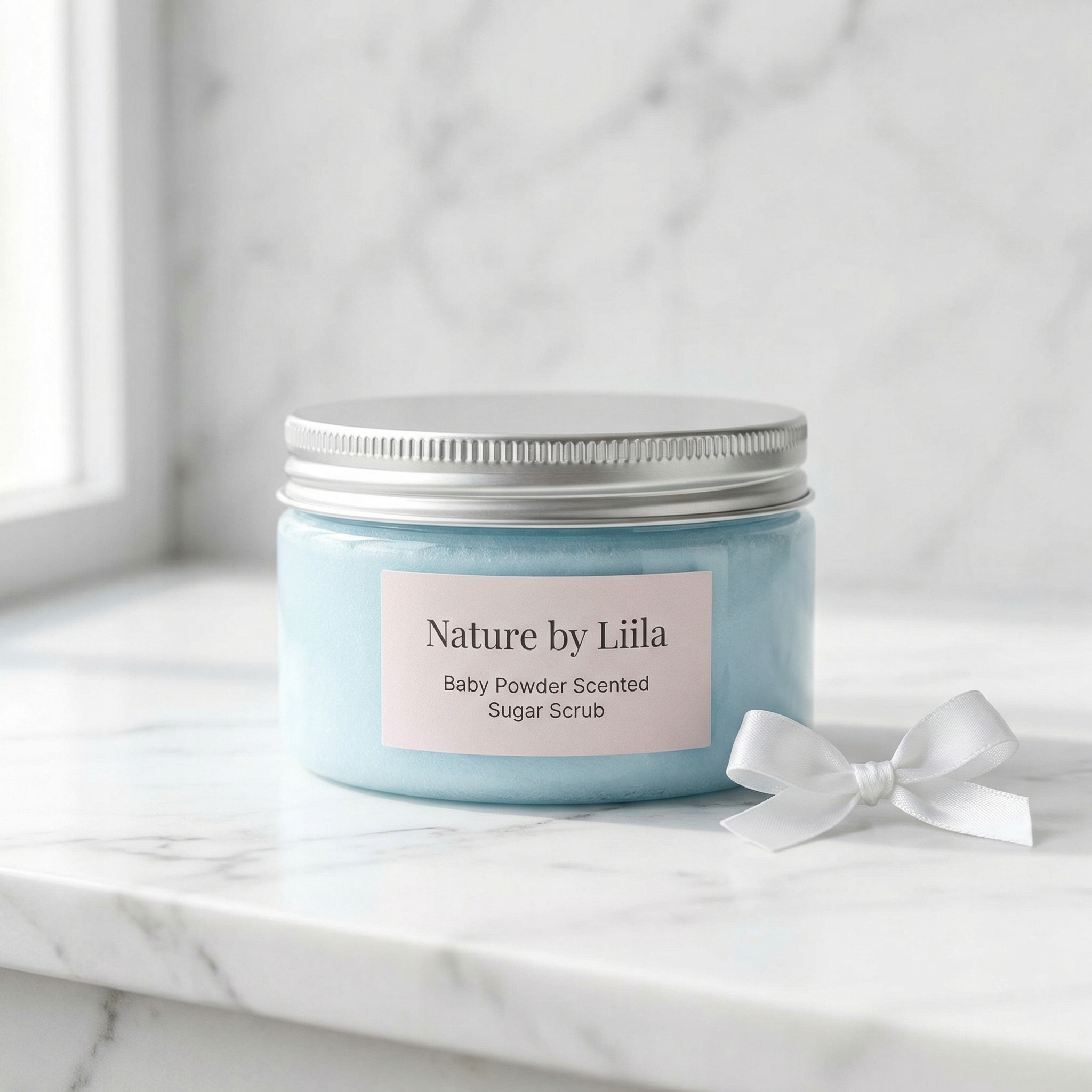Coconut and vanilla scrub