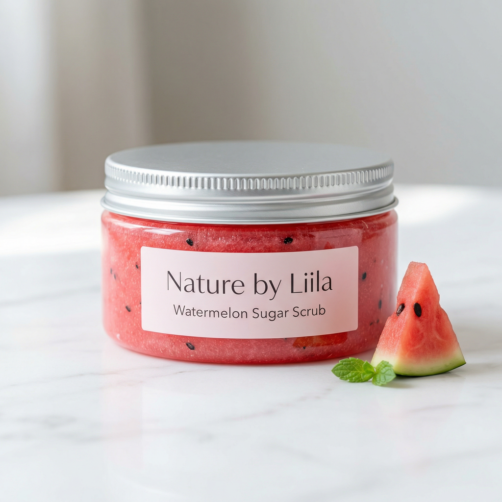 Coconut and vanilla scrub