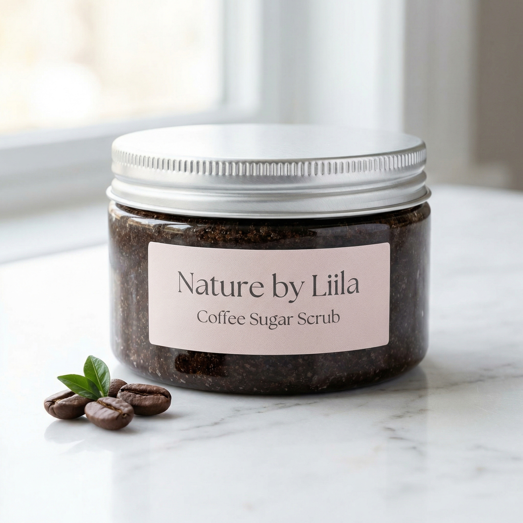 Coconut and vanilla scrub