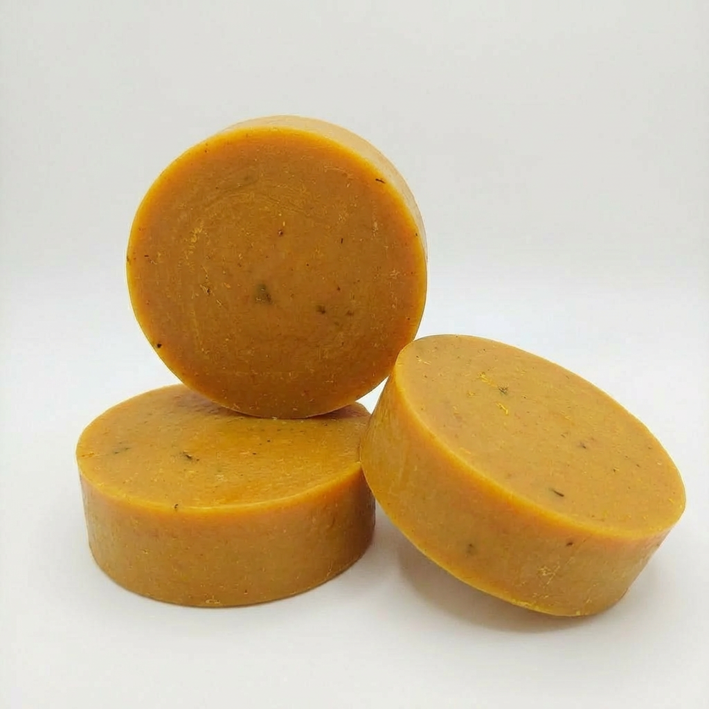 Antibacterial depigmenting turmeric soap